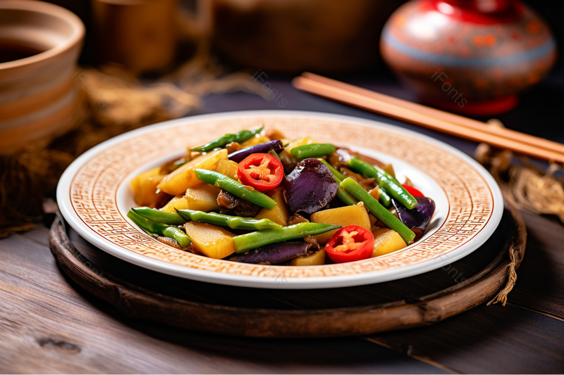 高清的图片电商产品拍摄美食美味食物放在木桌上的一盘菜,高清,摄影图,摄影图片,图片大全,摄影图免费下载